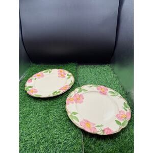 Vintage Franciscan Desert Rose Dinner Plates Set of 2 – 10.5" USA,1979